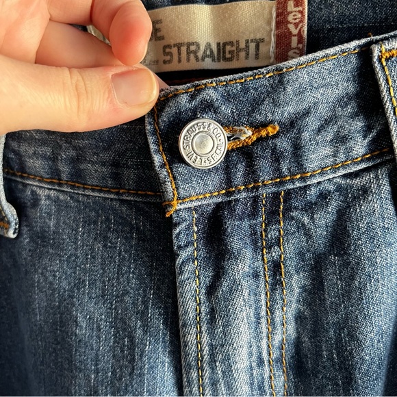 Levi’s 569 Loose Straight Fit Mens Blue Jeans Size 32 x 32 - Picture 9 of 14